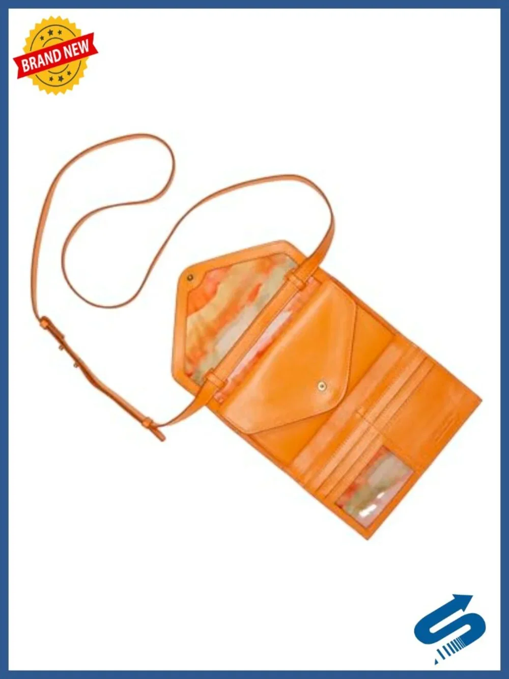 100% Leather Crossbody Satchel Purse with Flap Magnetic Closure